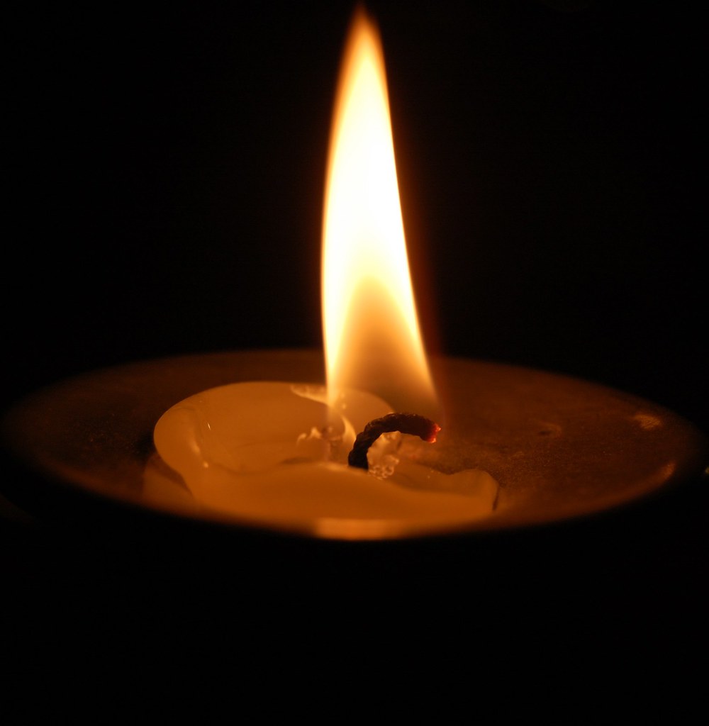 A warm hand-poured candle